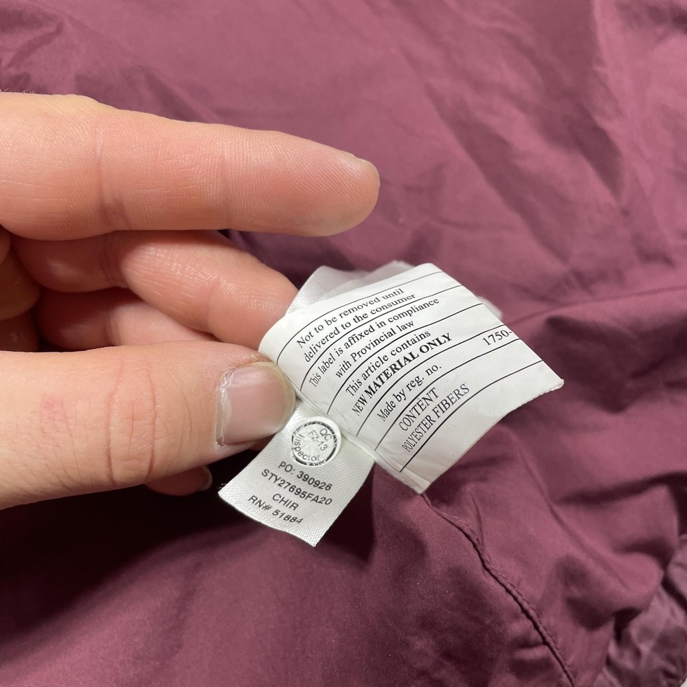 Patagonia Coat Womens Small Purple Quilted Insulated Puffer Parka‎ Jacket - Picture 10 of 13